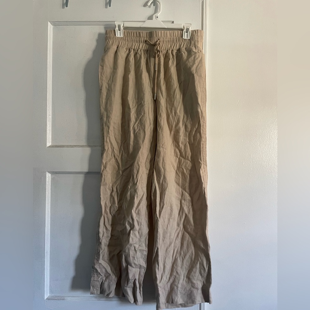 100% linen pants bought from Quince. Size medium.